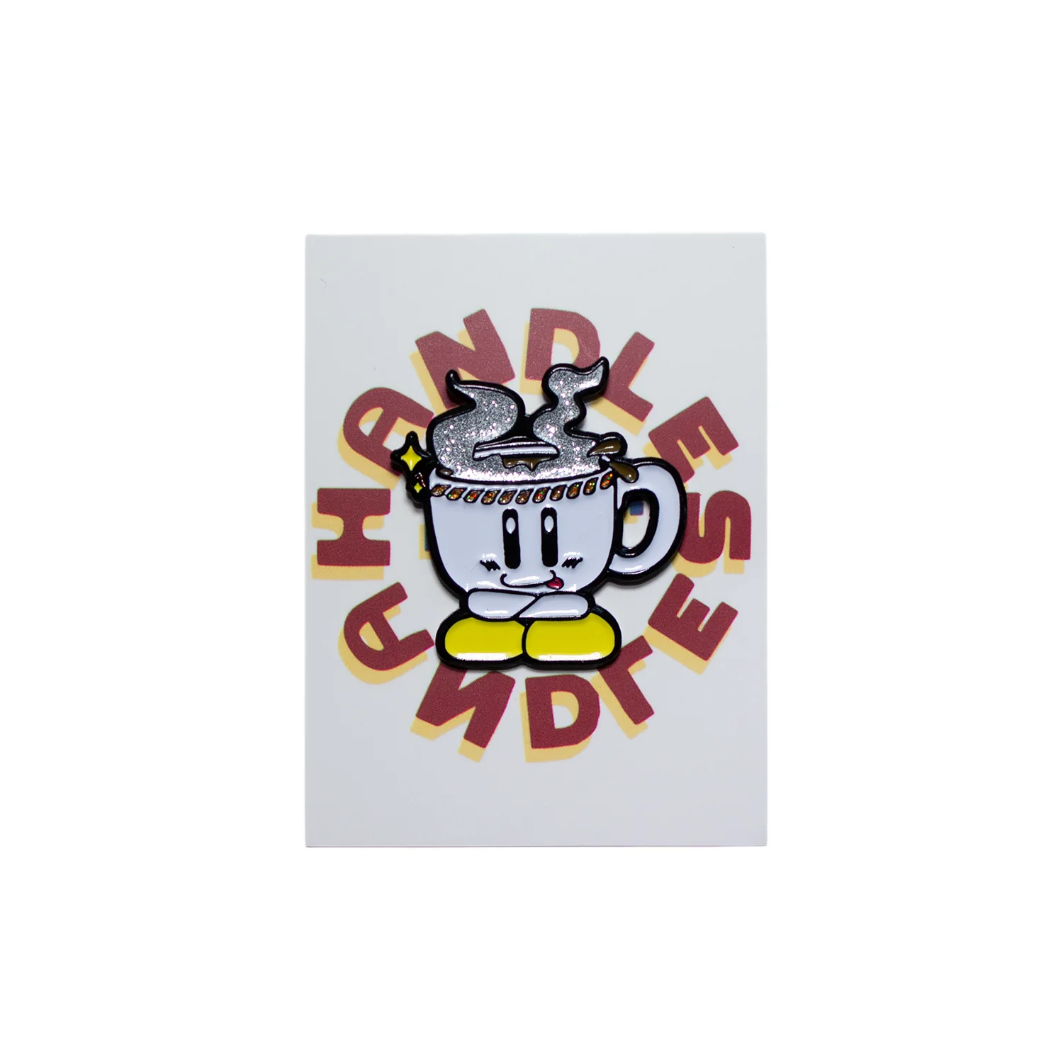 Better™Gift Shop / Handles Coffee - "Coffee Steam" Enamel Pin