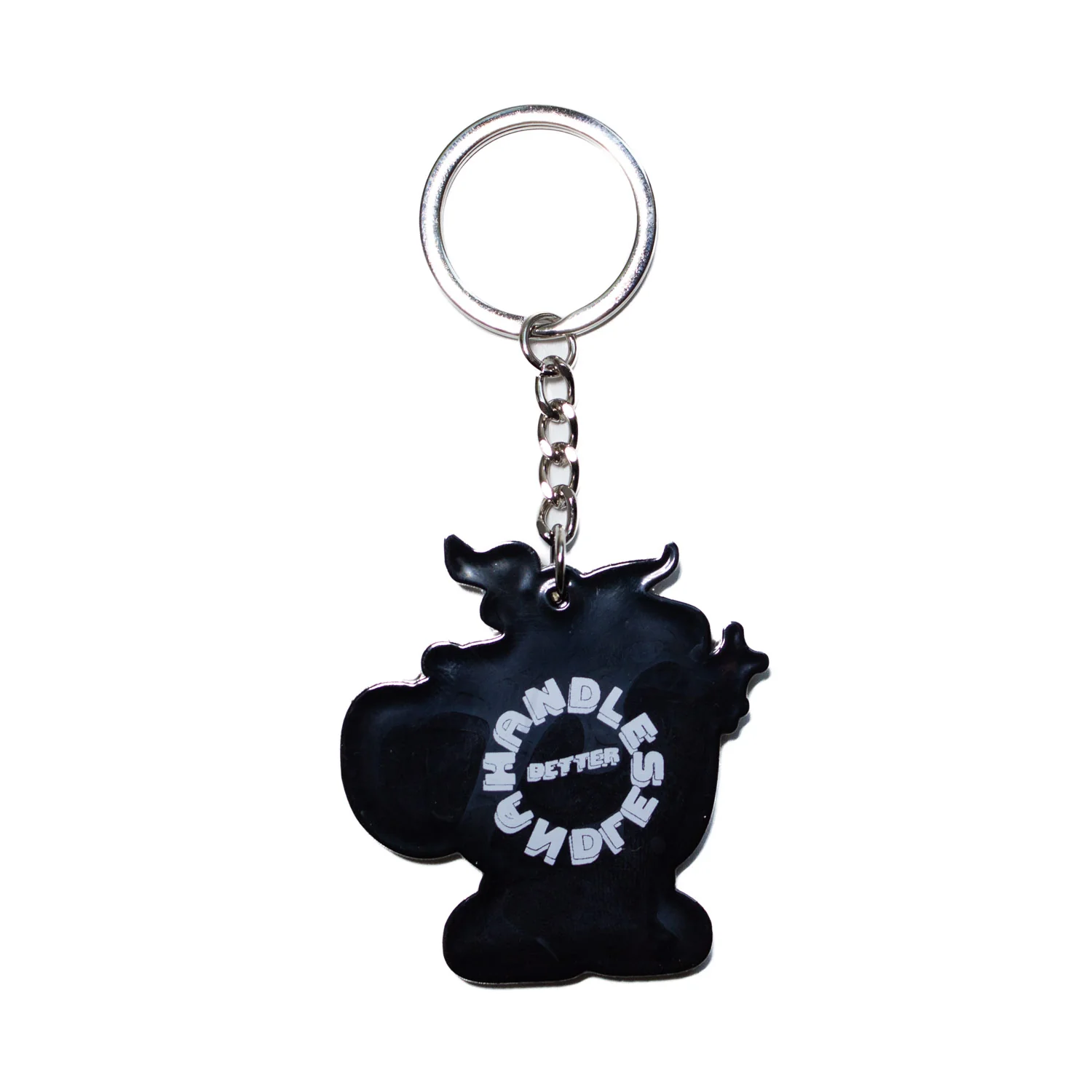 Better™Gift Shop / Handles Coffee - "Coffee Steam" Rubber Keychain - Image 2