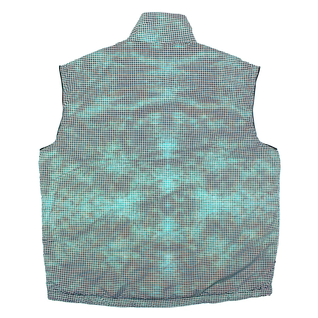 Better™ Gift Shop/Supply Tokyo - Reflective Grid Multi Color "Puffer" Vest - Image 4