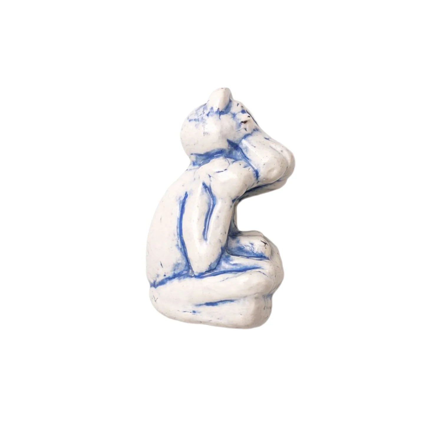 Den Souvenir - "Bootleg Pink Panther" White/Cobalt Palo Santo Holder - Image 2