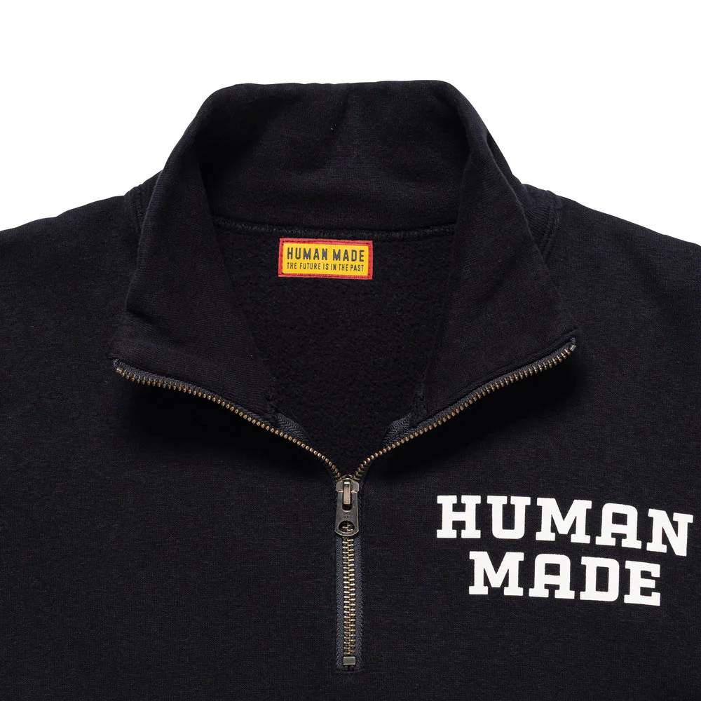 Human Made - Navy Half-Zip Sweatshirt - Image 3