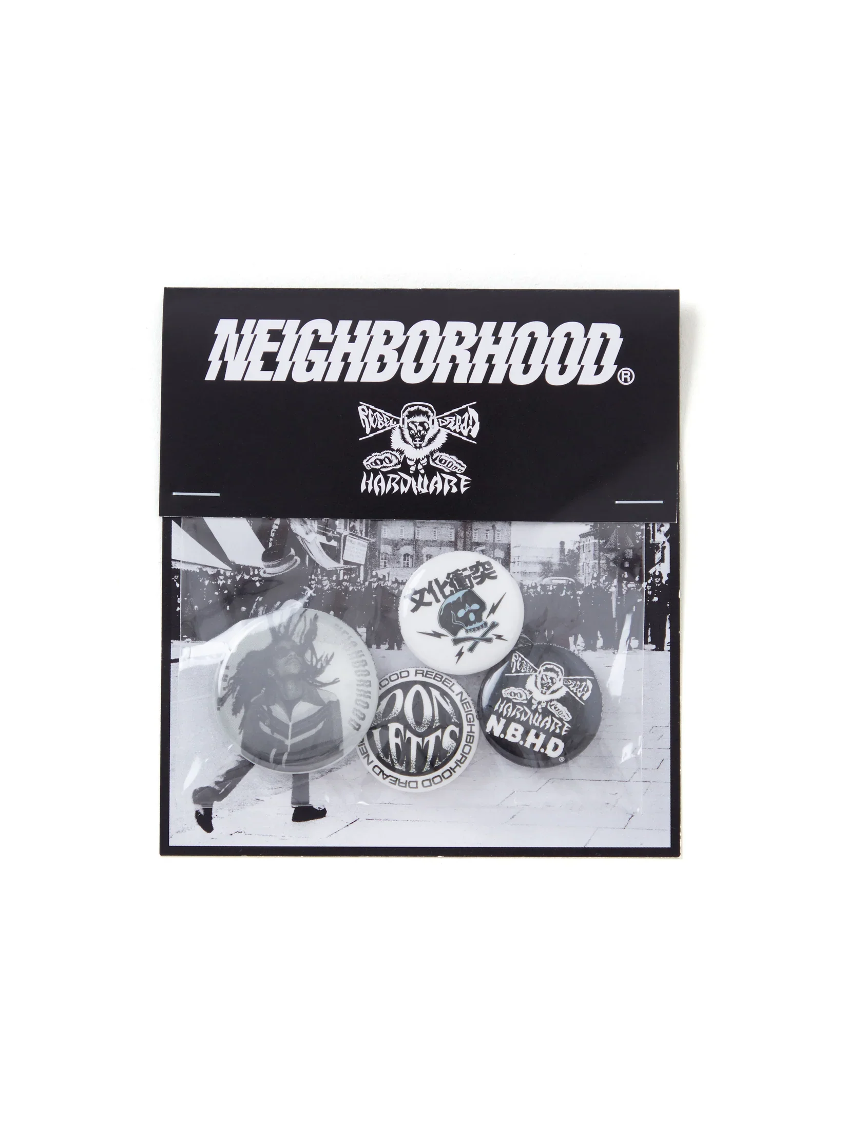 Neighborhood x Rebel Dread Hardware - Pin Button Set