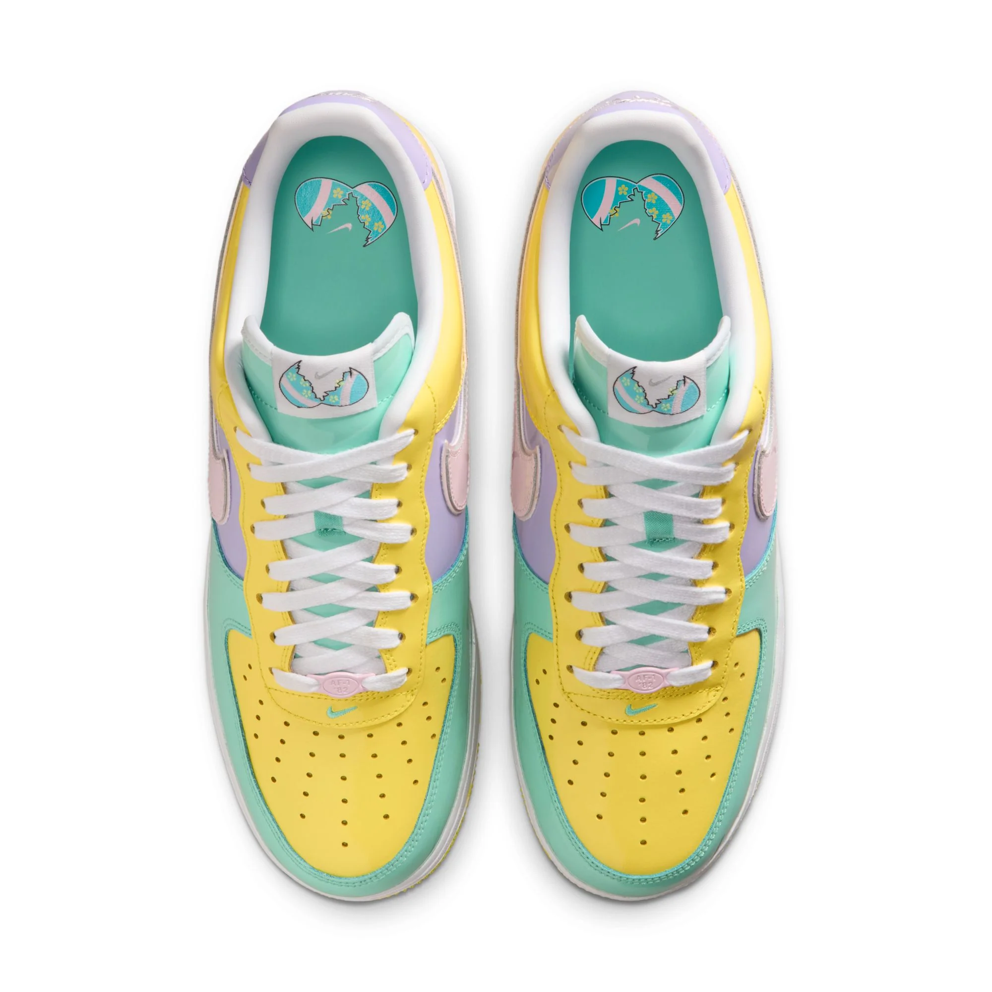 Nike - Air Force 1 '07 Yellow Pulse/Pink Foam-Hydrangeas - Image 7