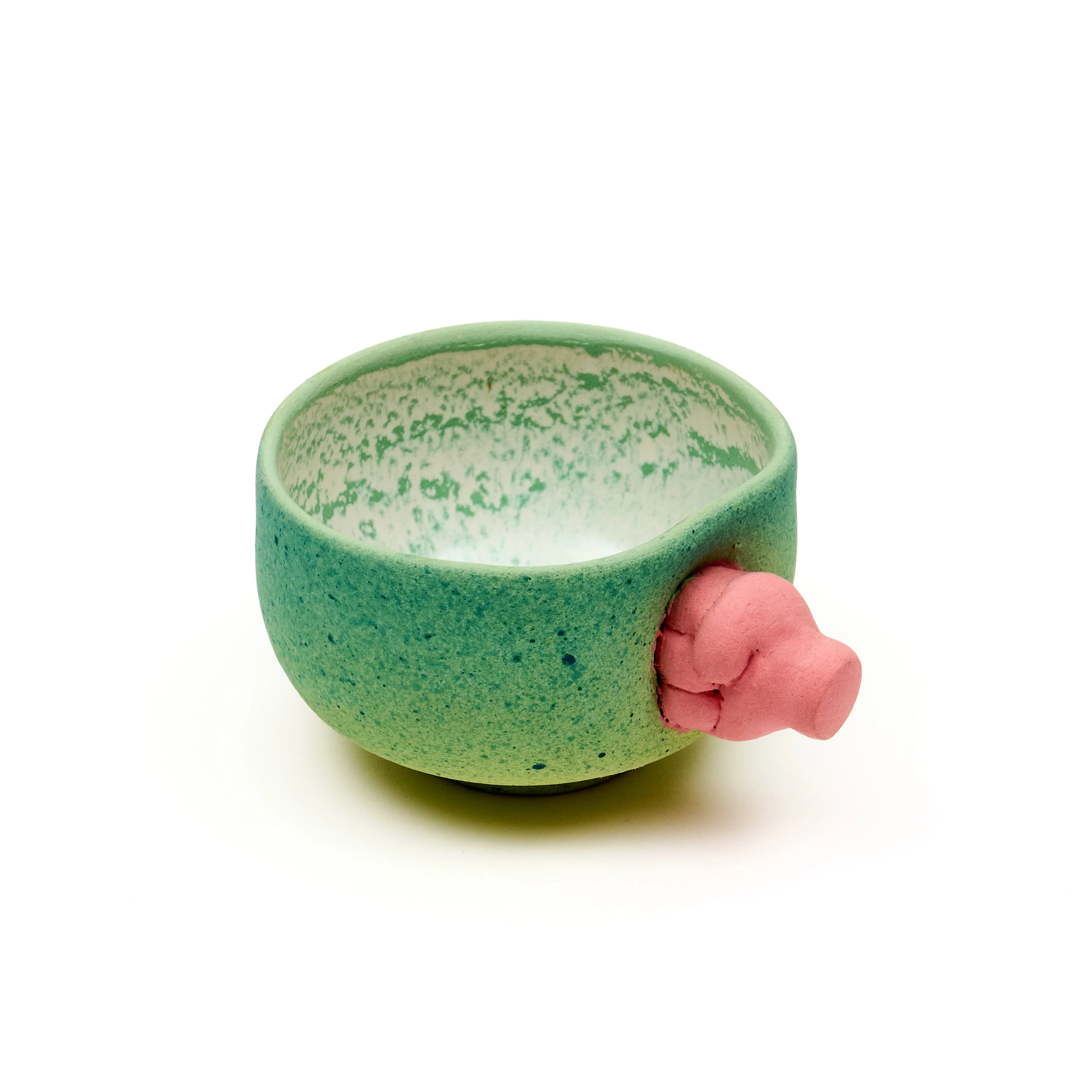 Satoshi Miyashita "Punch Pottery" Ceramic Sake Vessel - Image 4